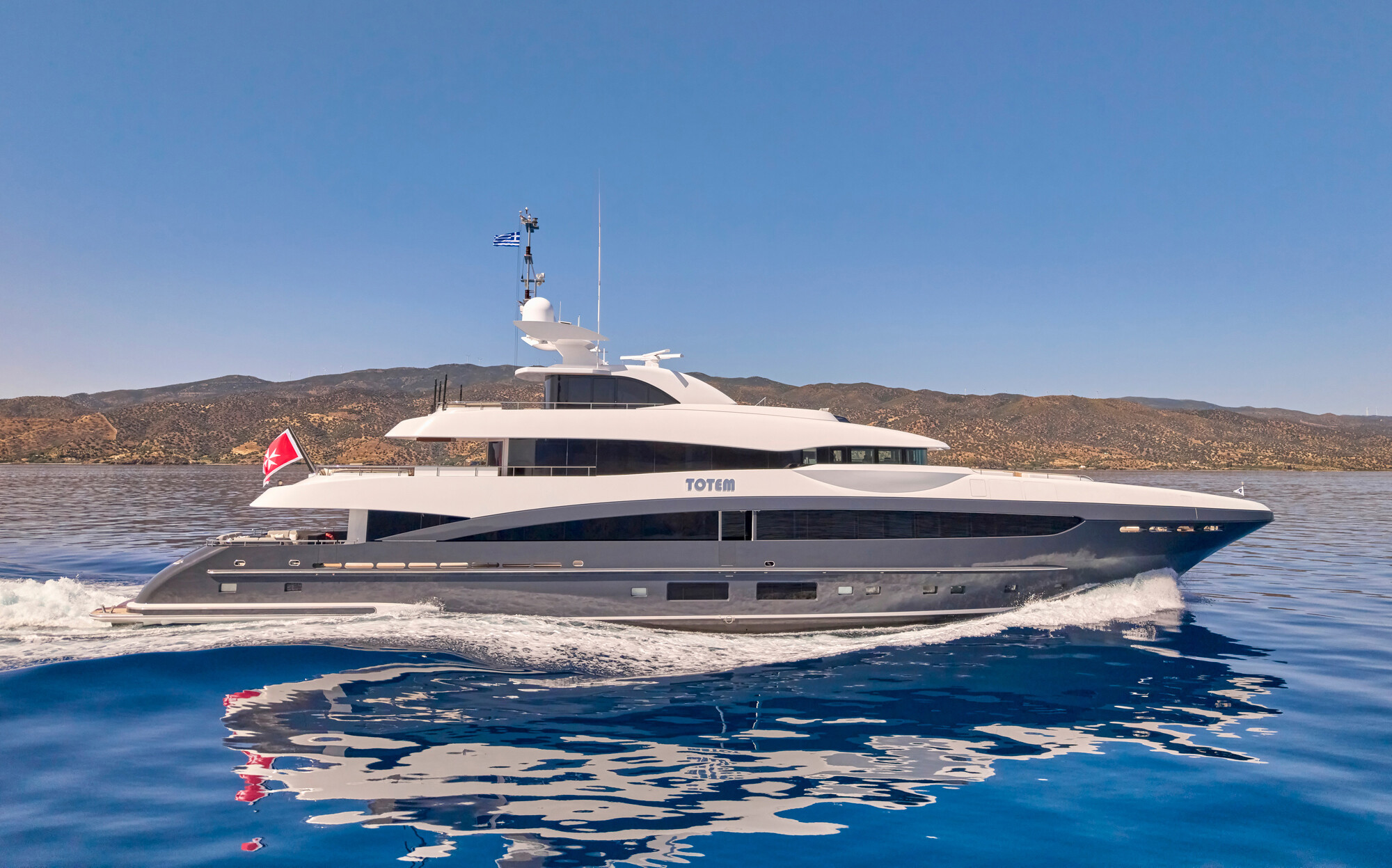 51m TOTEM Yacht Charter in Greece from September