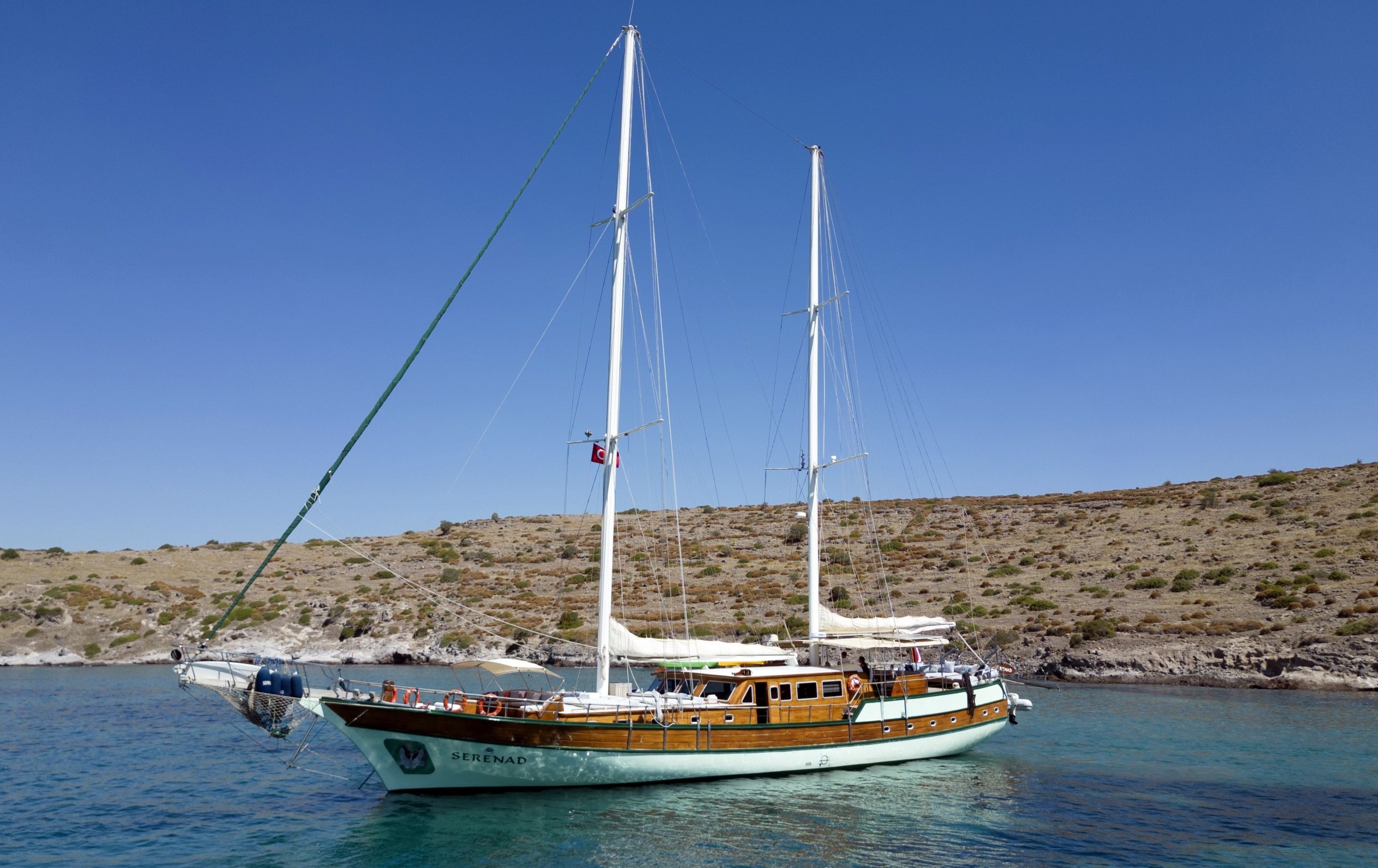 Experience Luxurious Ketch SERENAD: Refurbished Charm in Bodrum