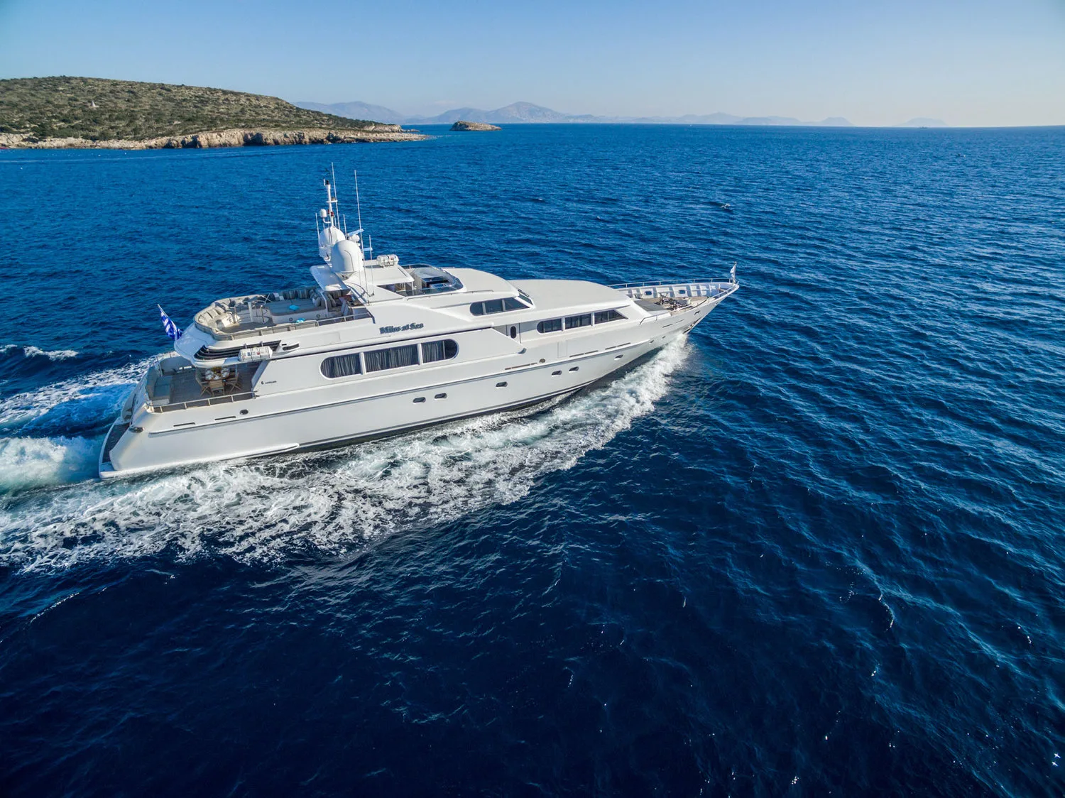 Explore the Aegean Sea aboard M/Y Milos at Sea