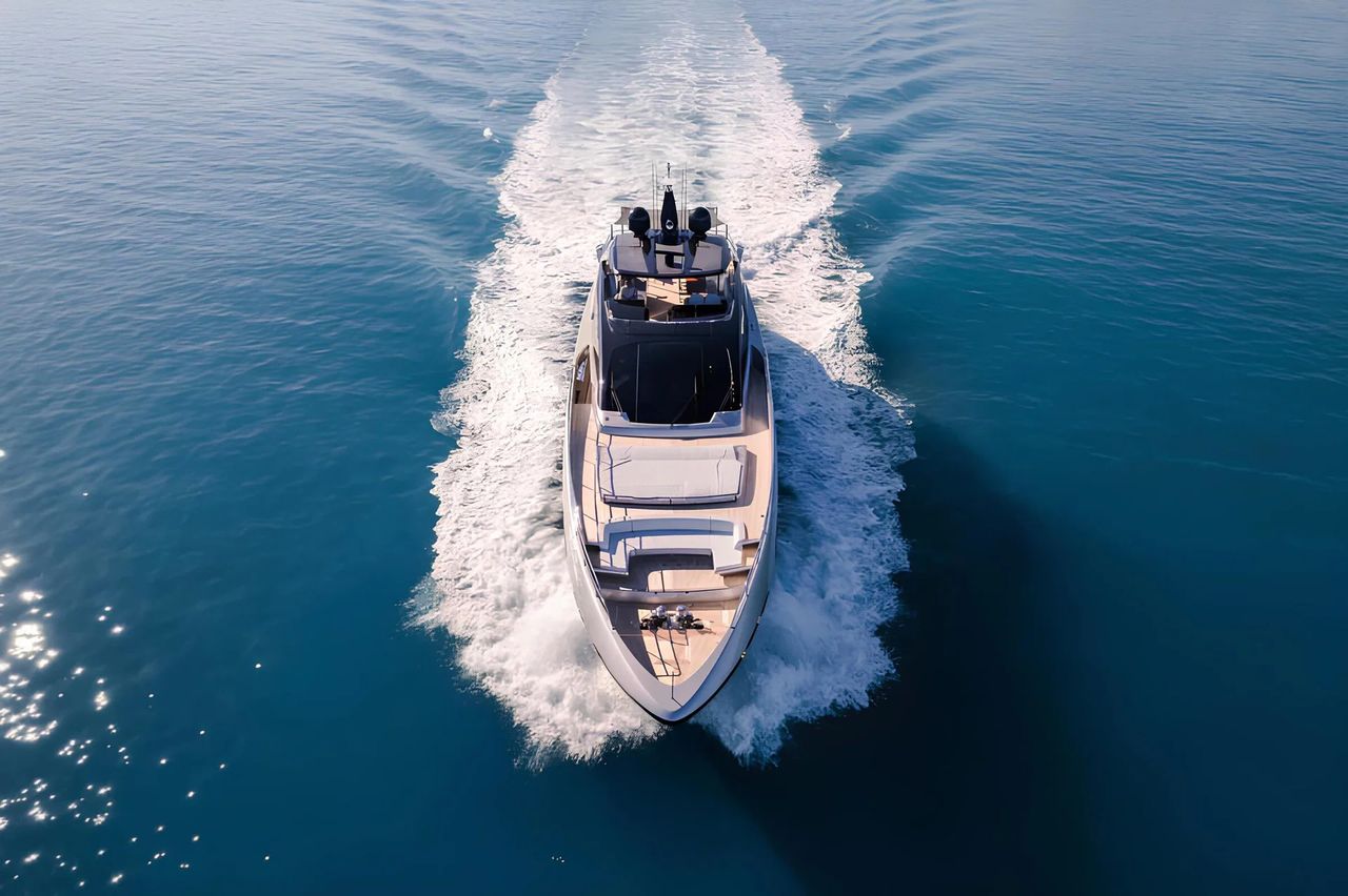 30m Riva HP6 Yacht Charter in the Balearics