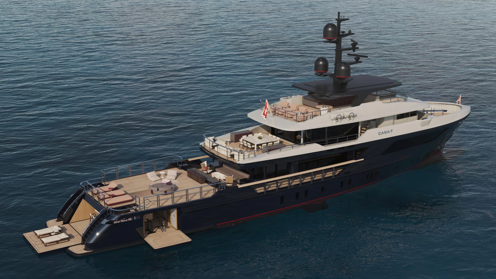 Charter Striking 47m Sanlorenzo CASA F