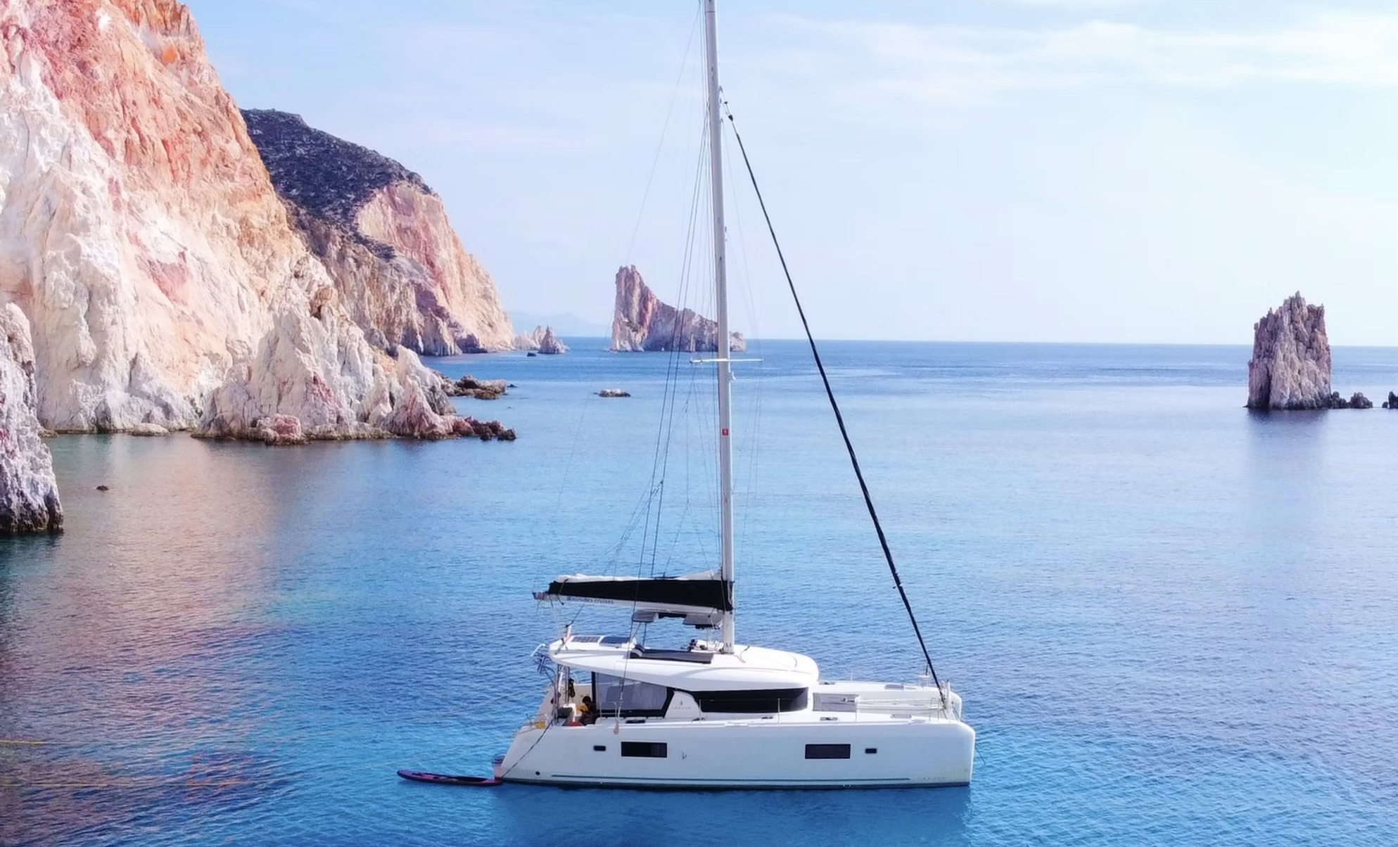 S/Y AKTAIA: A Luxurious 42ft Lagoon Catamaran Adventure in the Cyclades