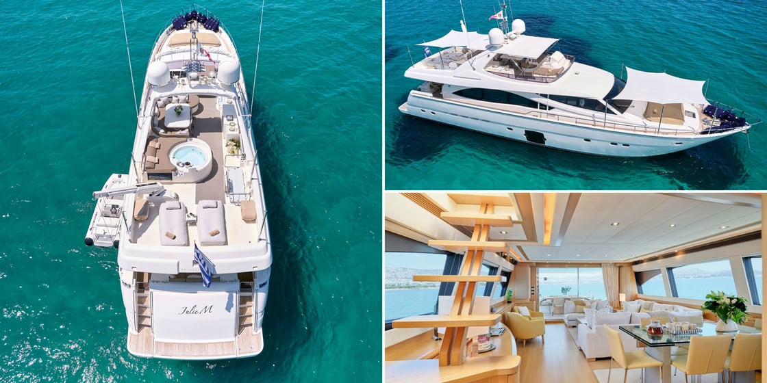 Prime Charter Opportunity: JULIE M in Greece's Idyllic Waters