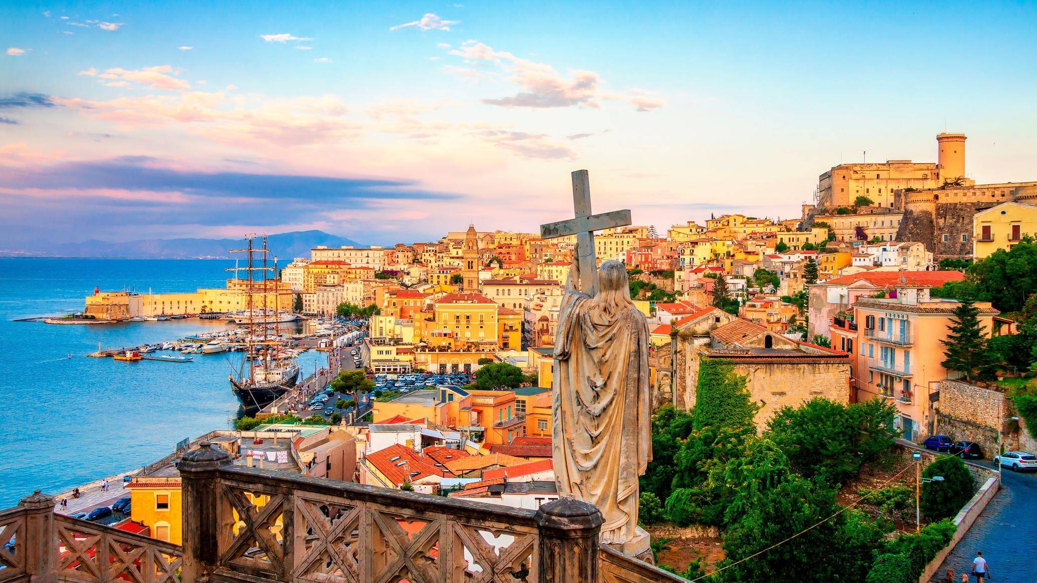 Gaeta departure port, Italy