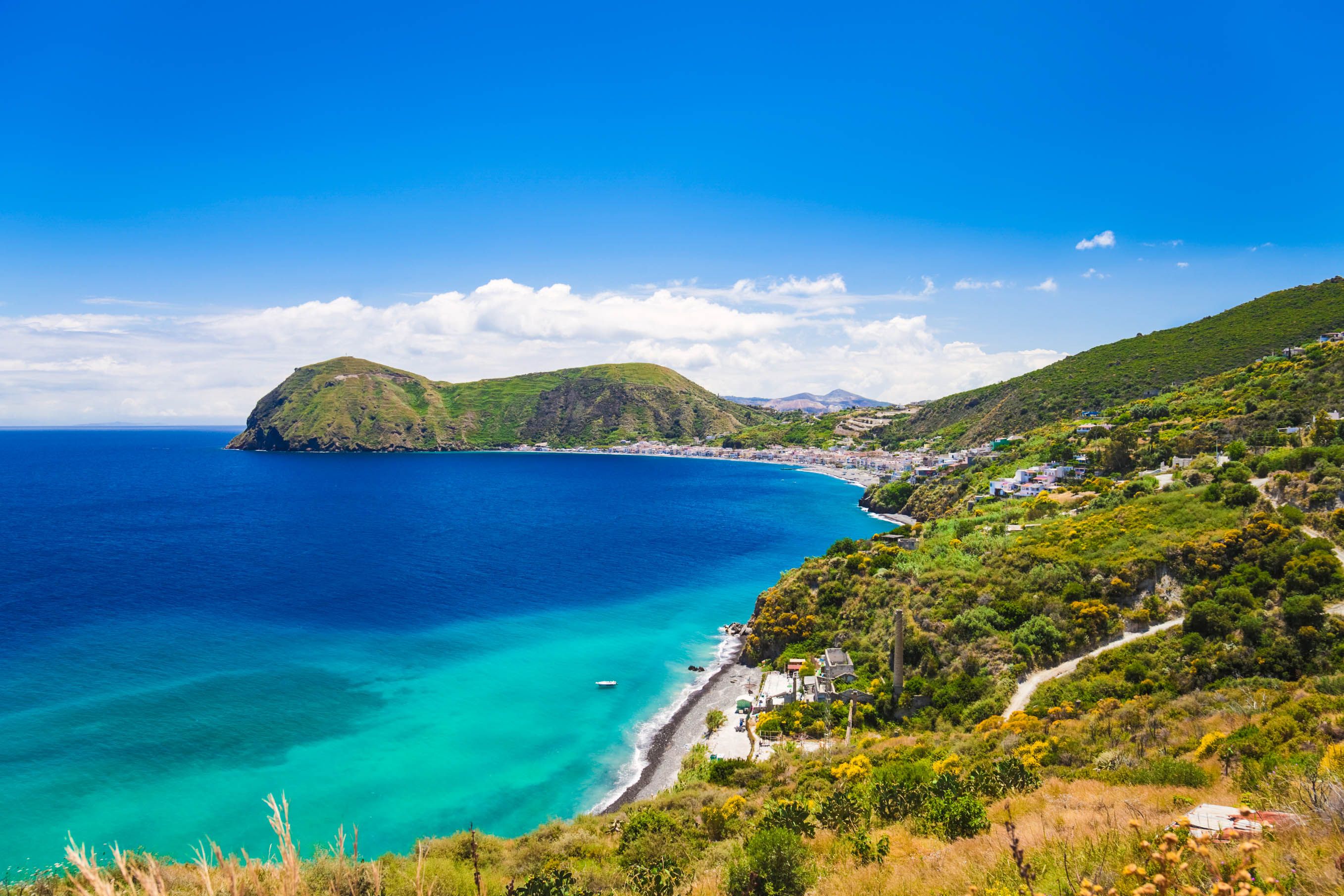 Lipari departure port, Italy