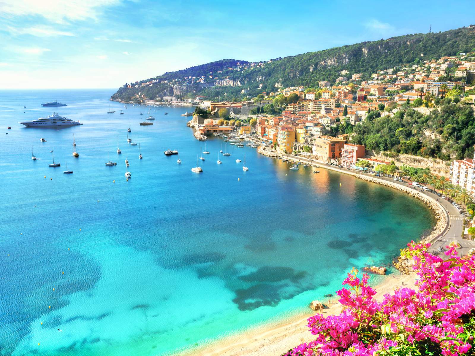 Nice yacht charter departure port