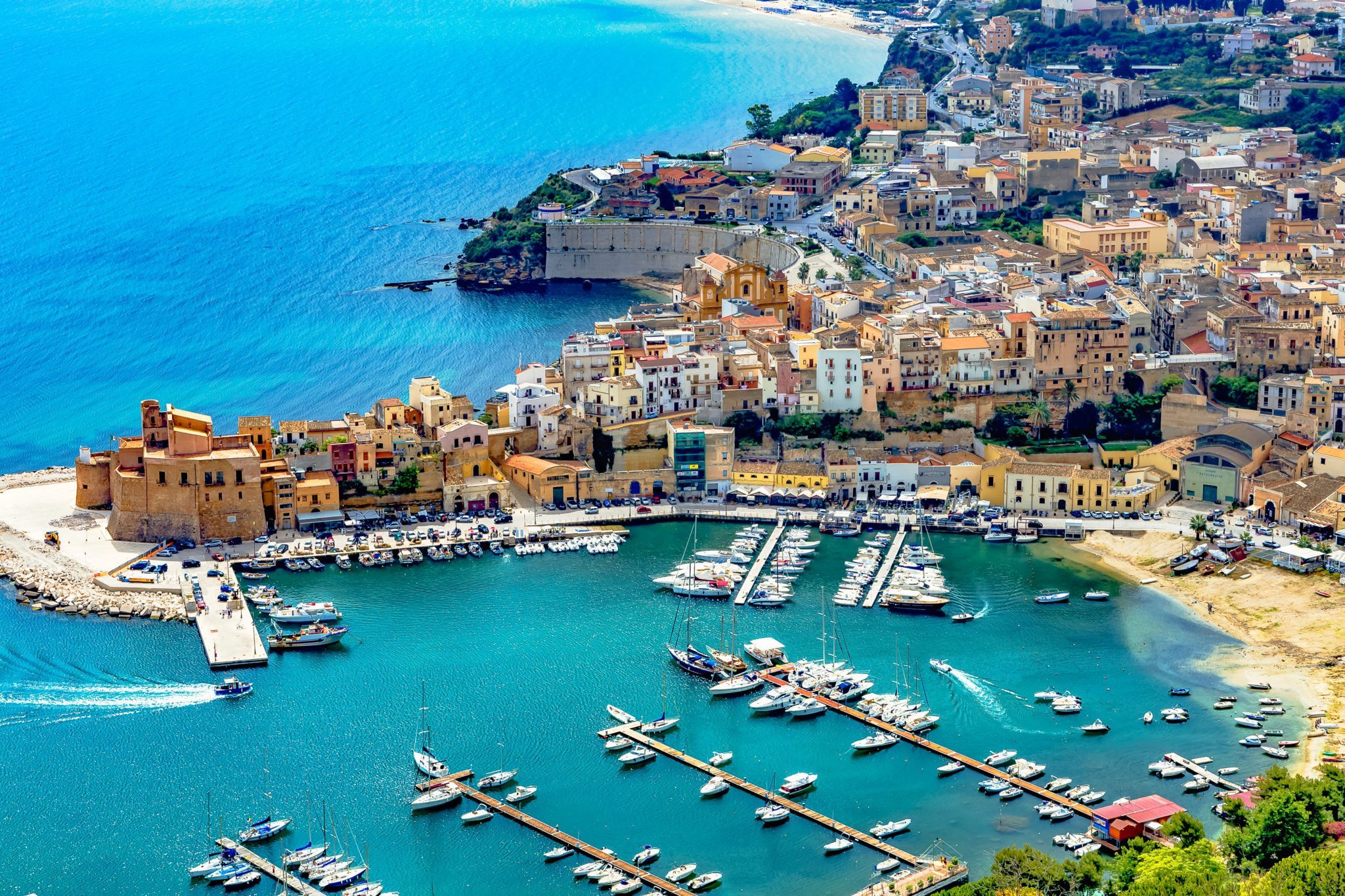 Palermo departure port, Italy