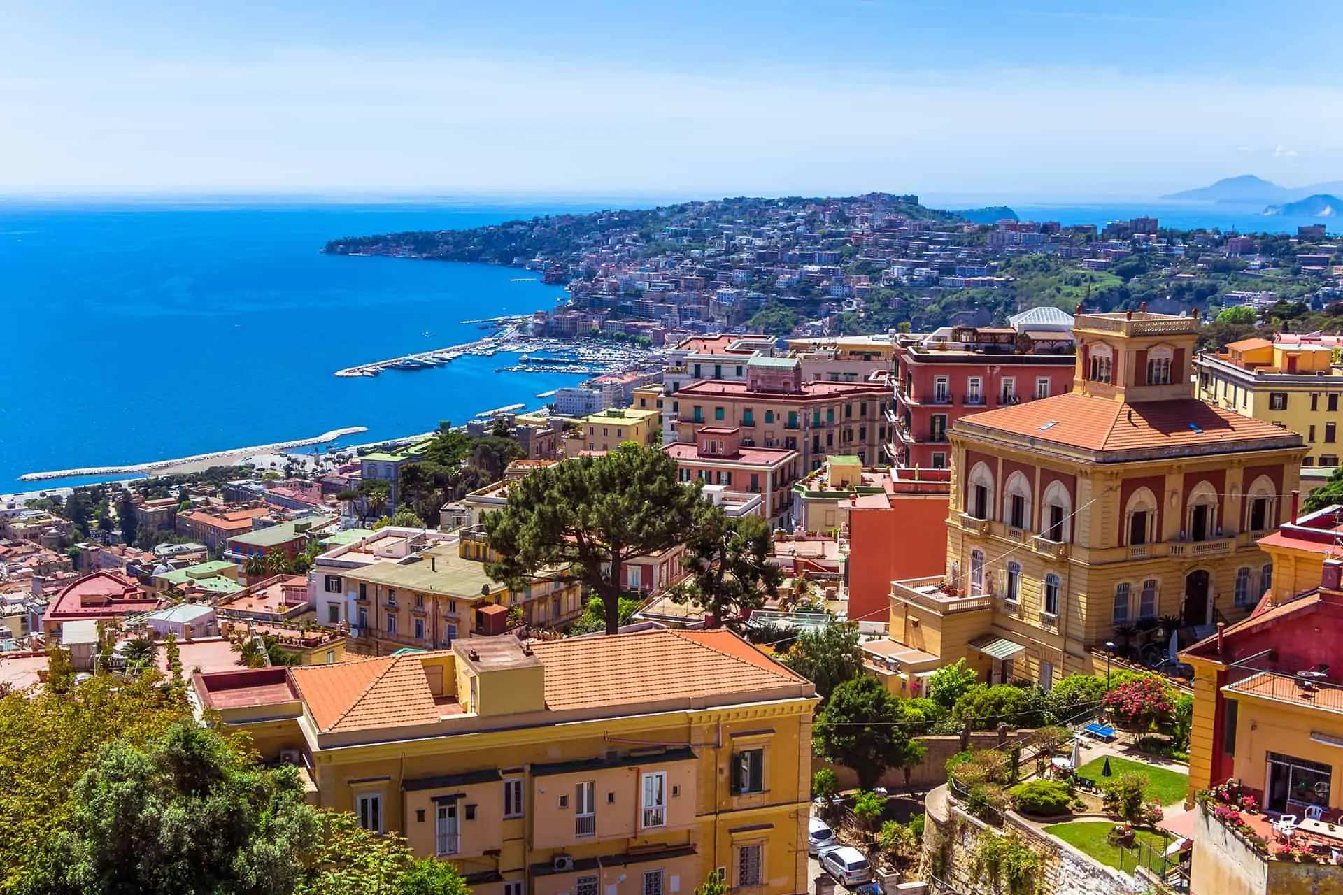 Naples departure port, Italy