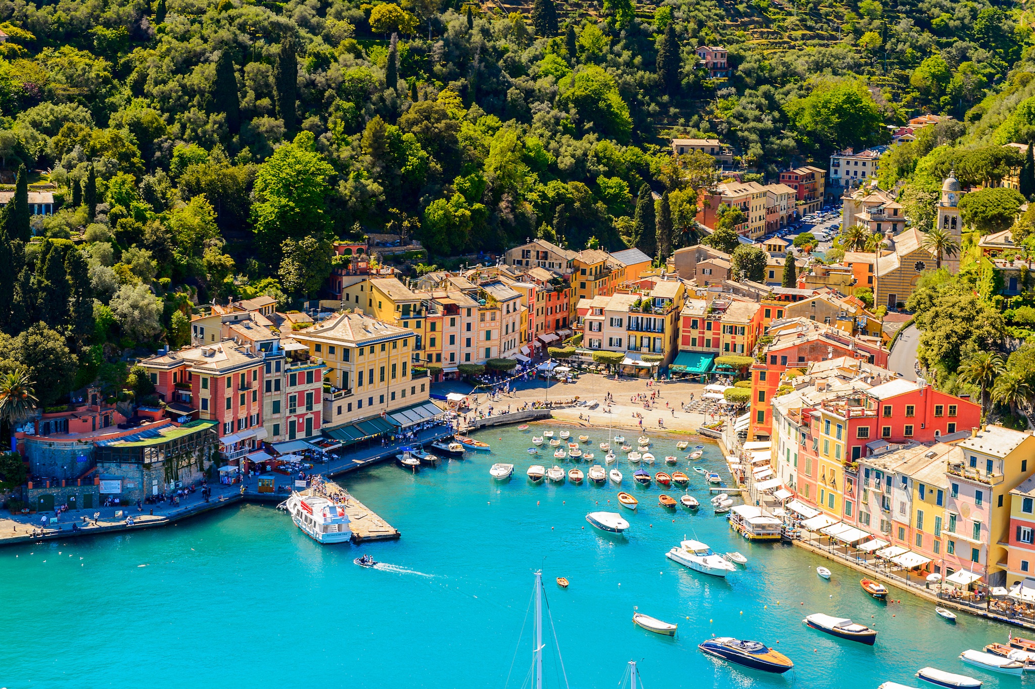 Genoa departure port, Italy