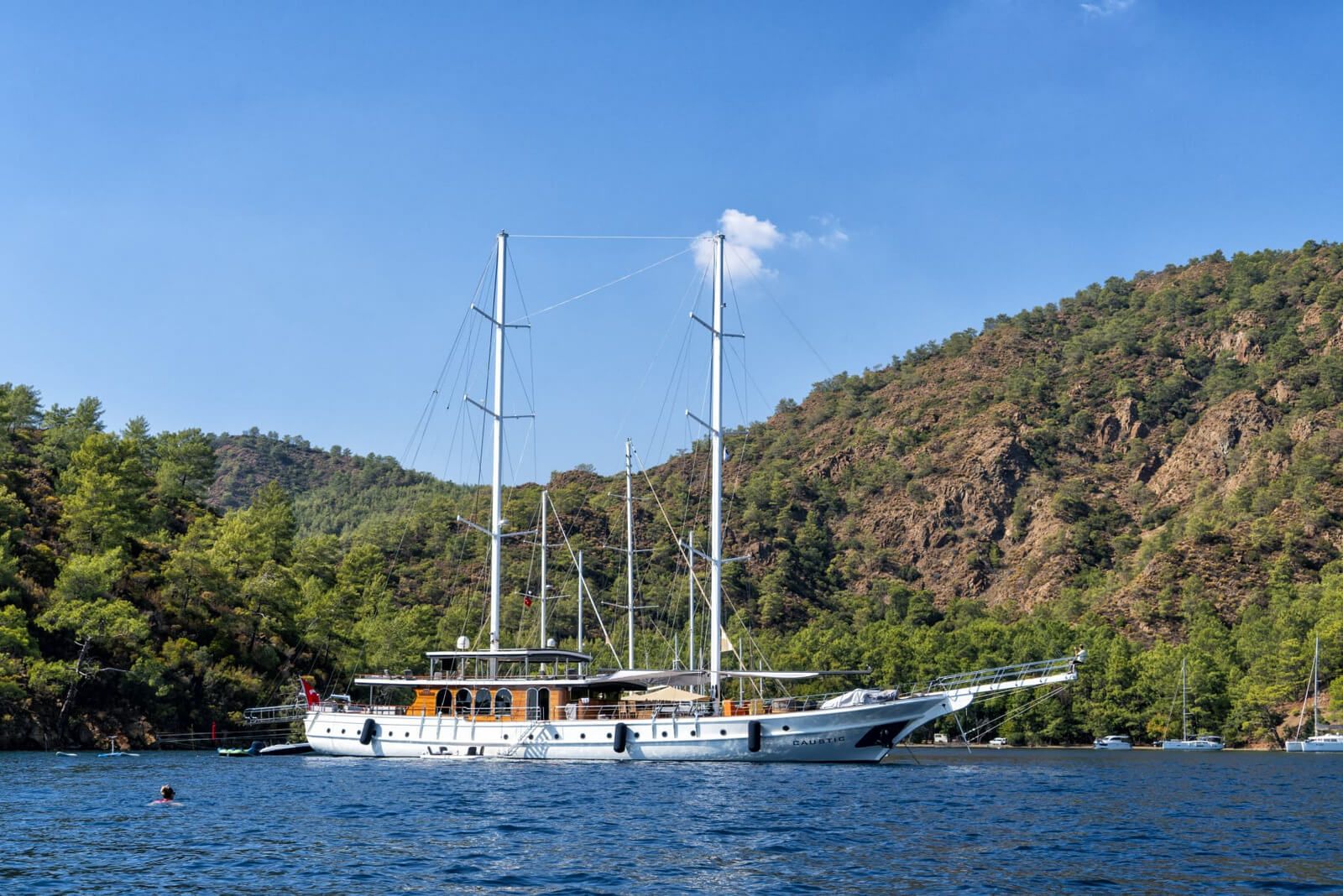 Caustic — crewed gulet charter in Turkey