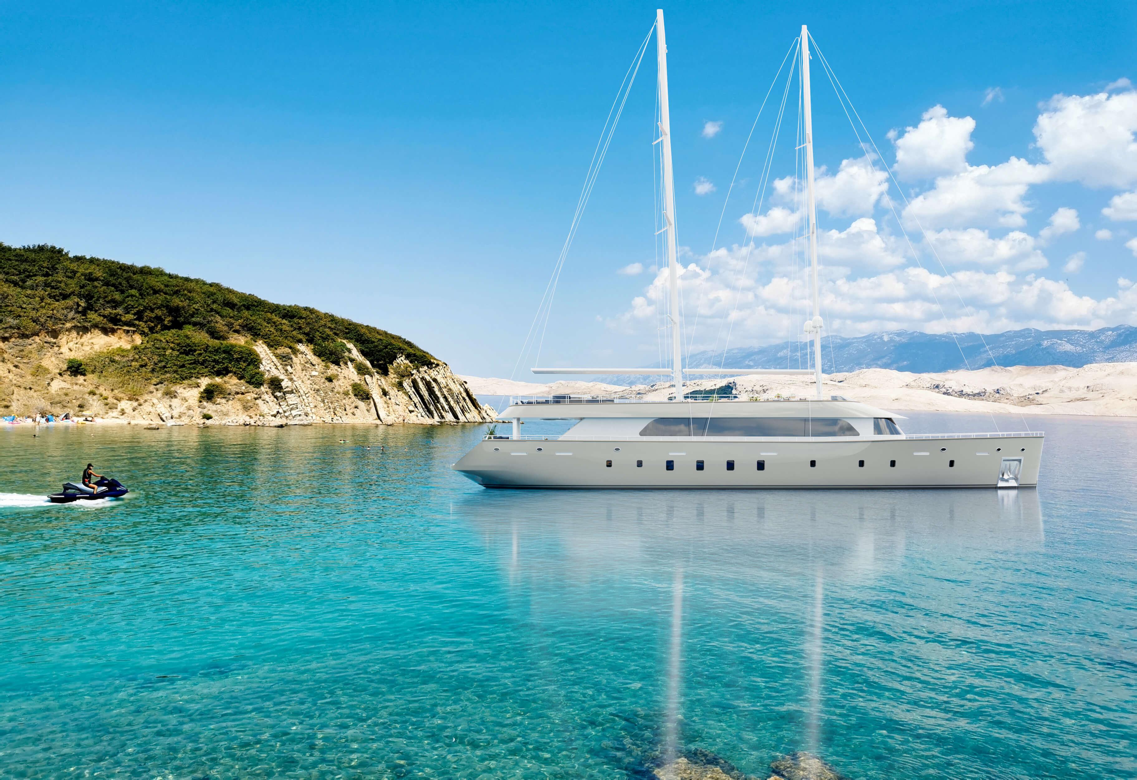 Maxita — crewed motor sailer charter in Croatia