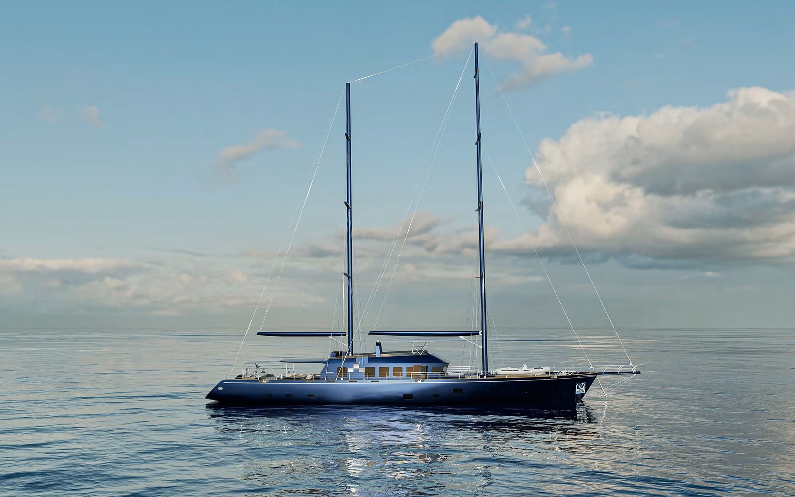 Oguz Khan — crewed motor sailer charter in Turkey