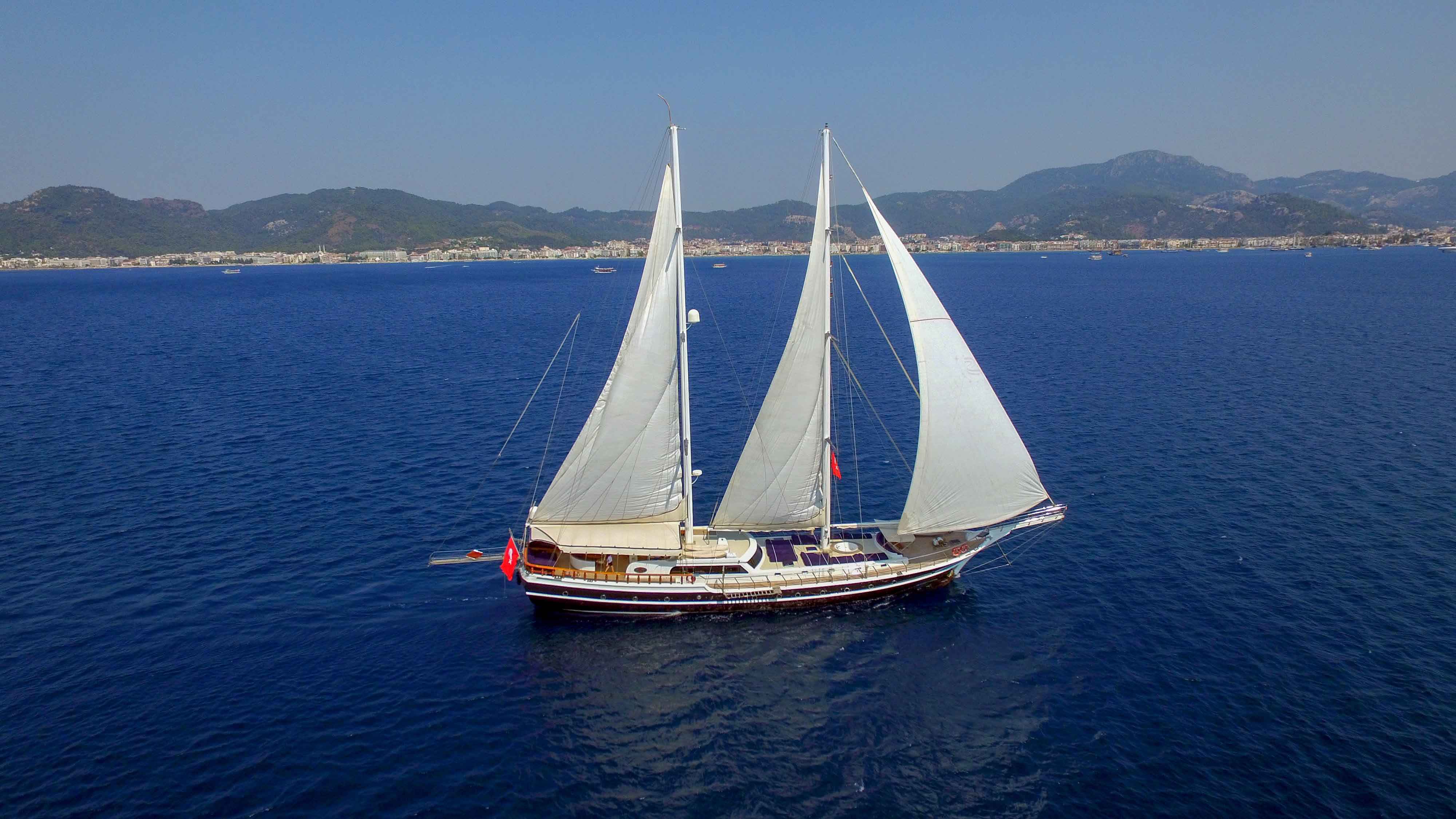Perla Del Mar 2 — crewed motor sailer charter in Turkey