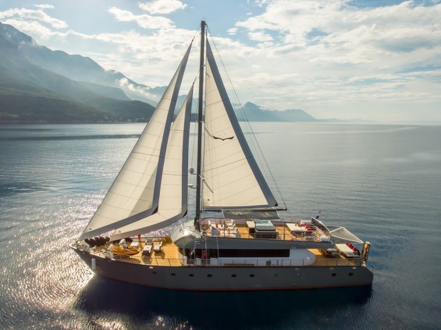Rara Avis — crewed motor sailer charter in Croatia