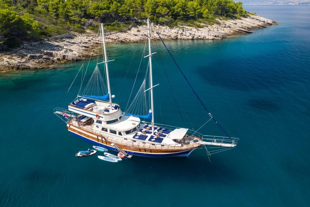 Saint Luca — crewed gulet charter in Croatia