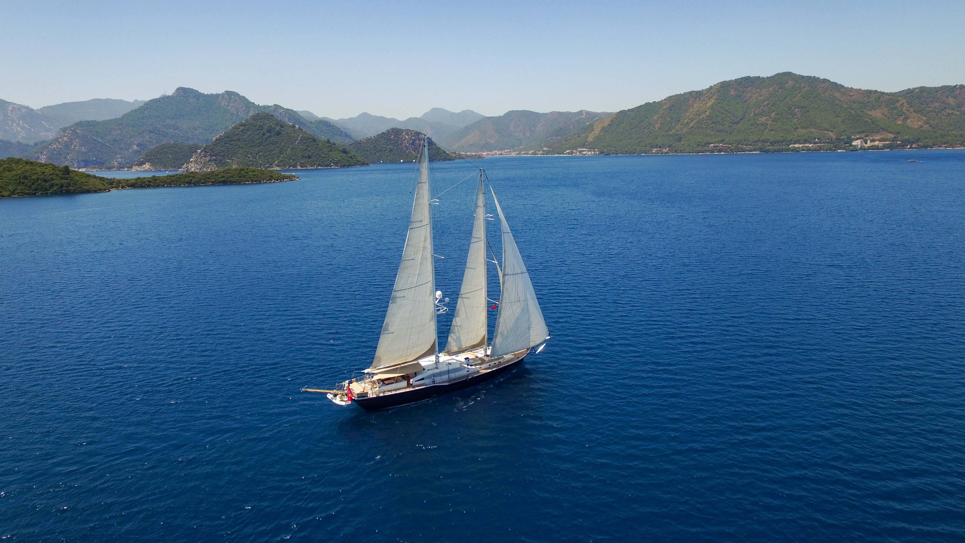 Ubi Bene — crewed motor sailer charter in Turkey