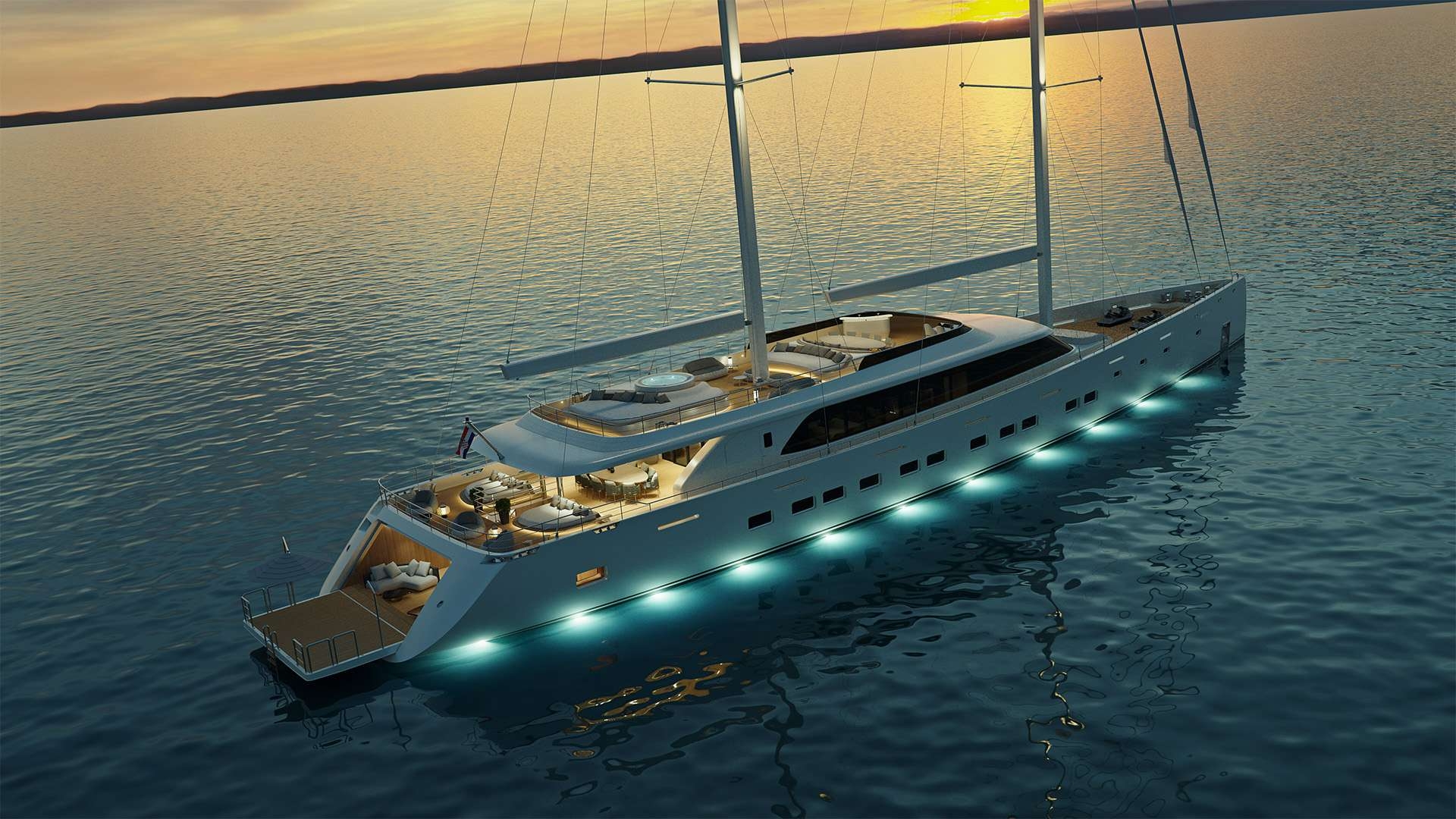 Ad Astra — crewed motor sailer charter in Croatia