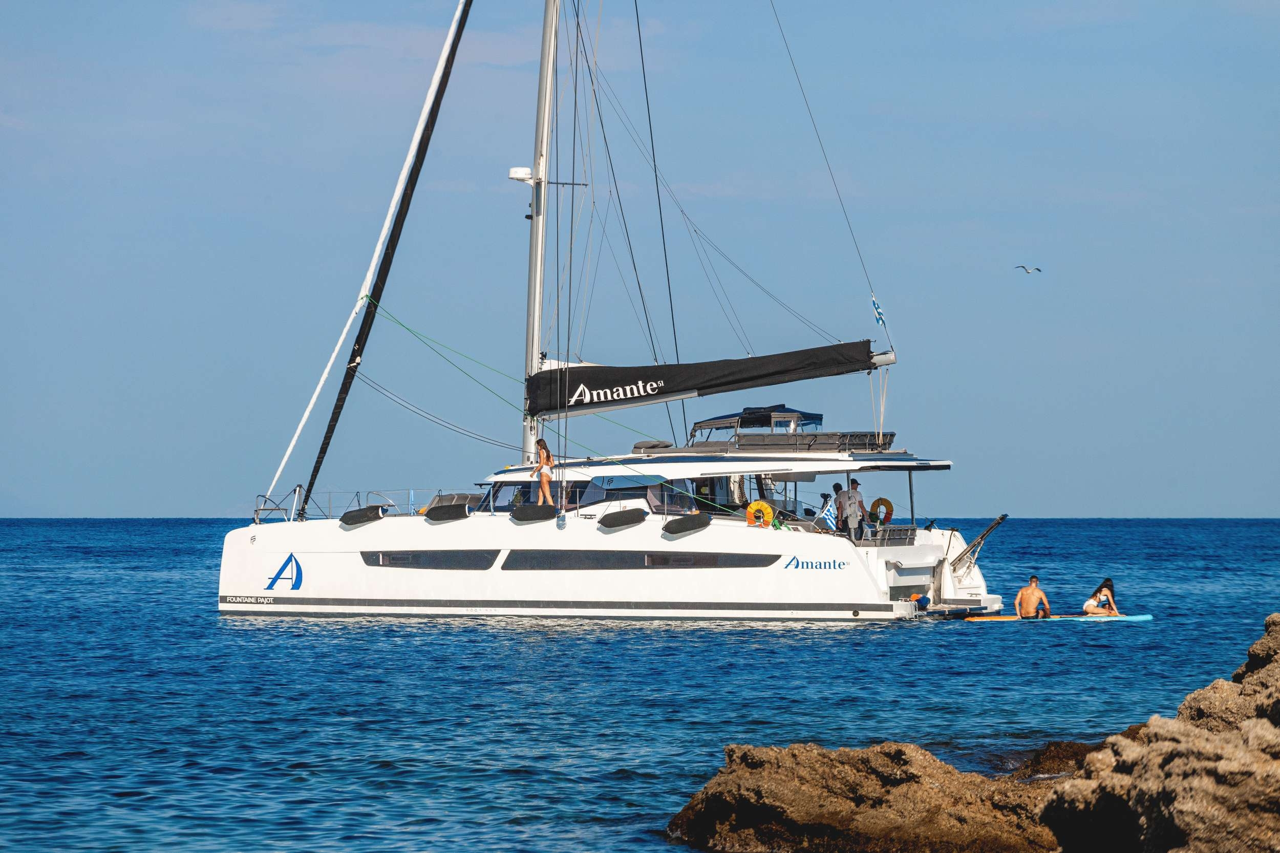 Amante — crewed catamaran charter in Greece