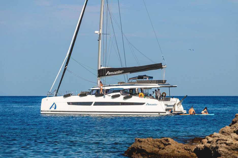 Amante — Catamaran for charter in Rhodes, Greece