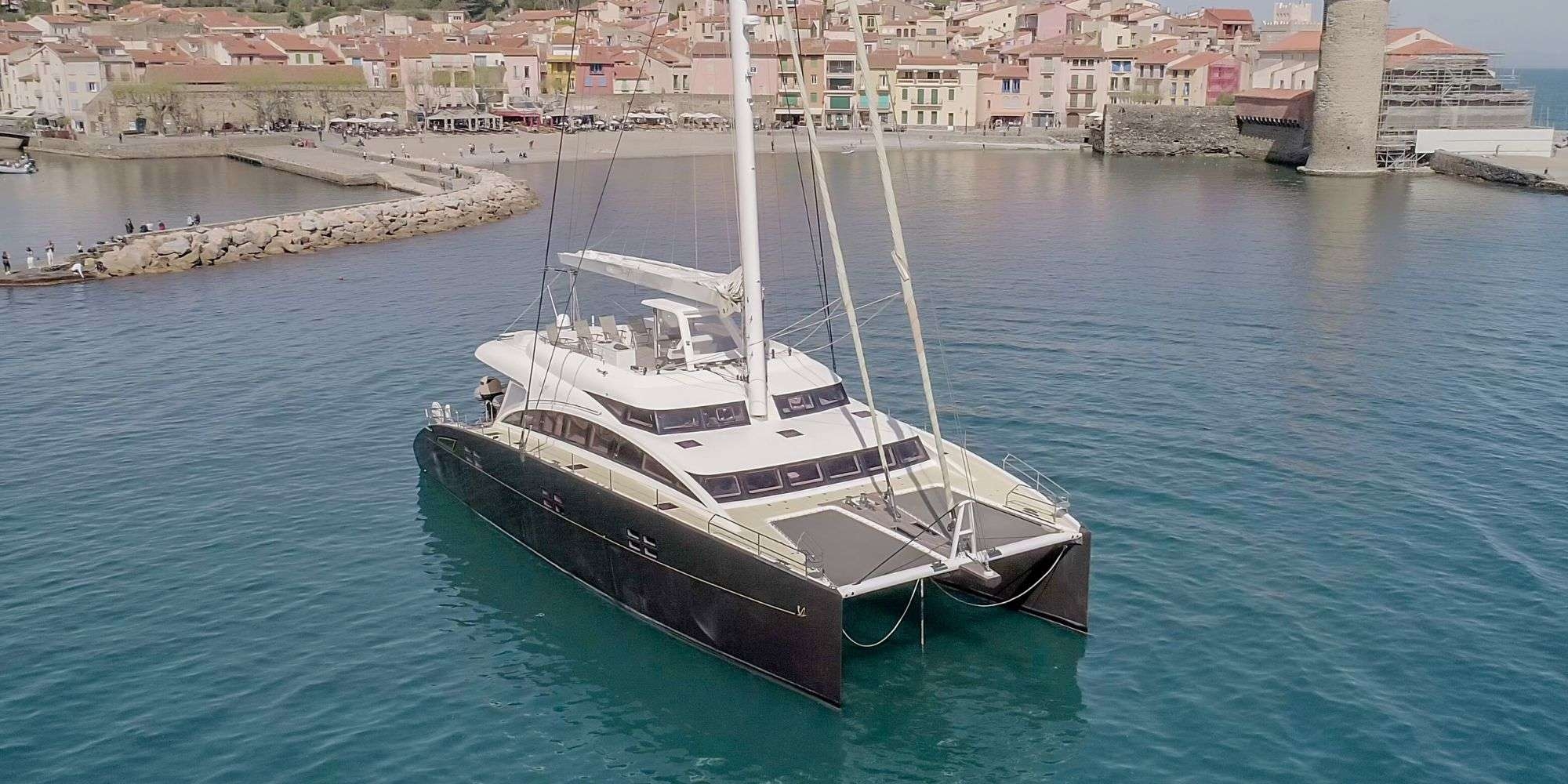 Houbara — crewed catamaran charter in Italy