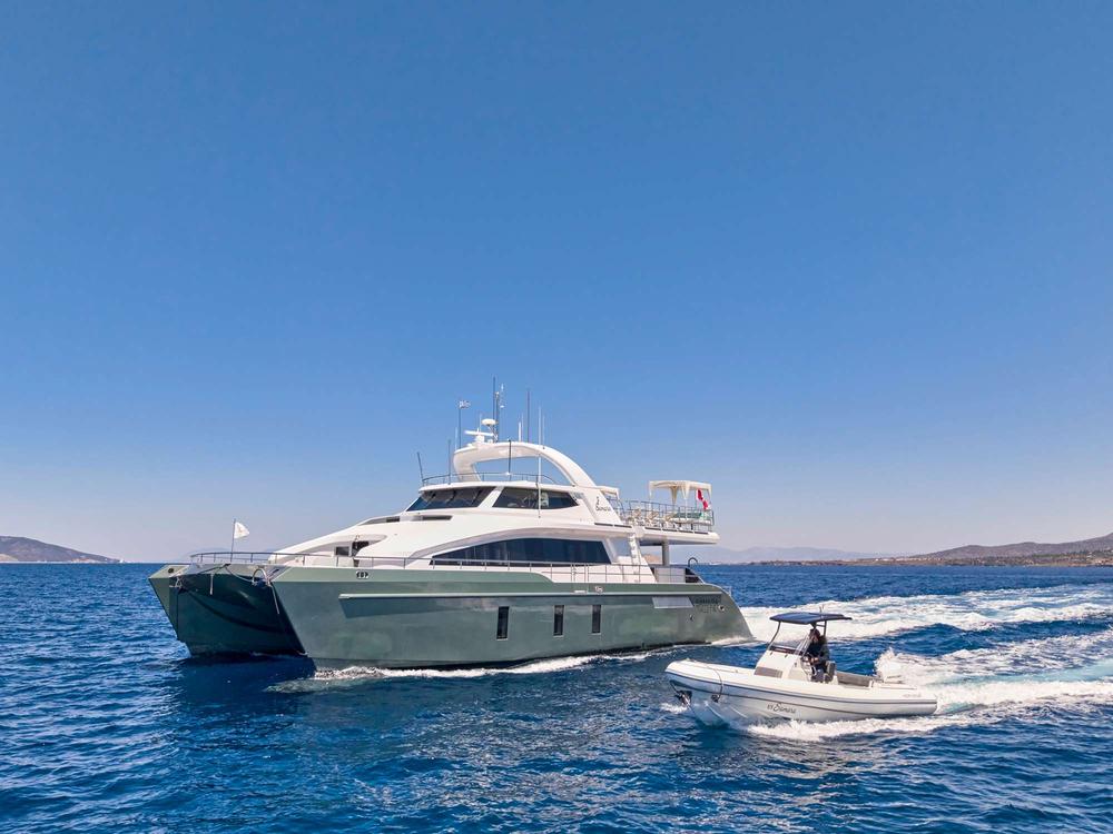Samara — crewed motor yacht charter in Greece