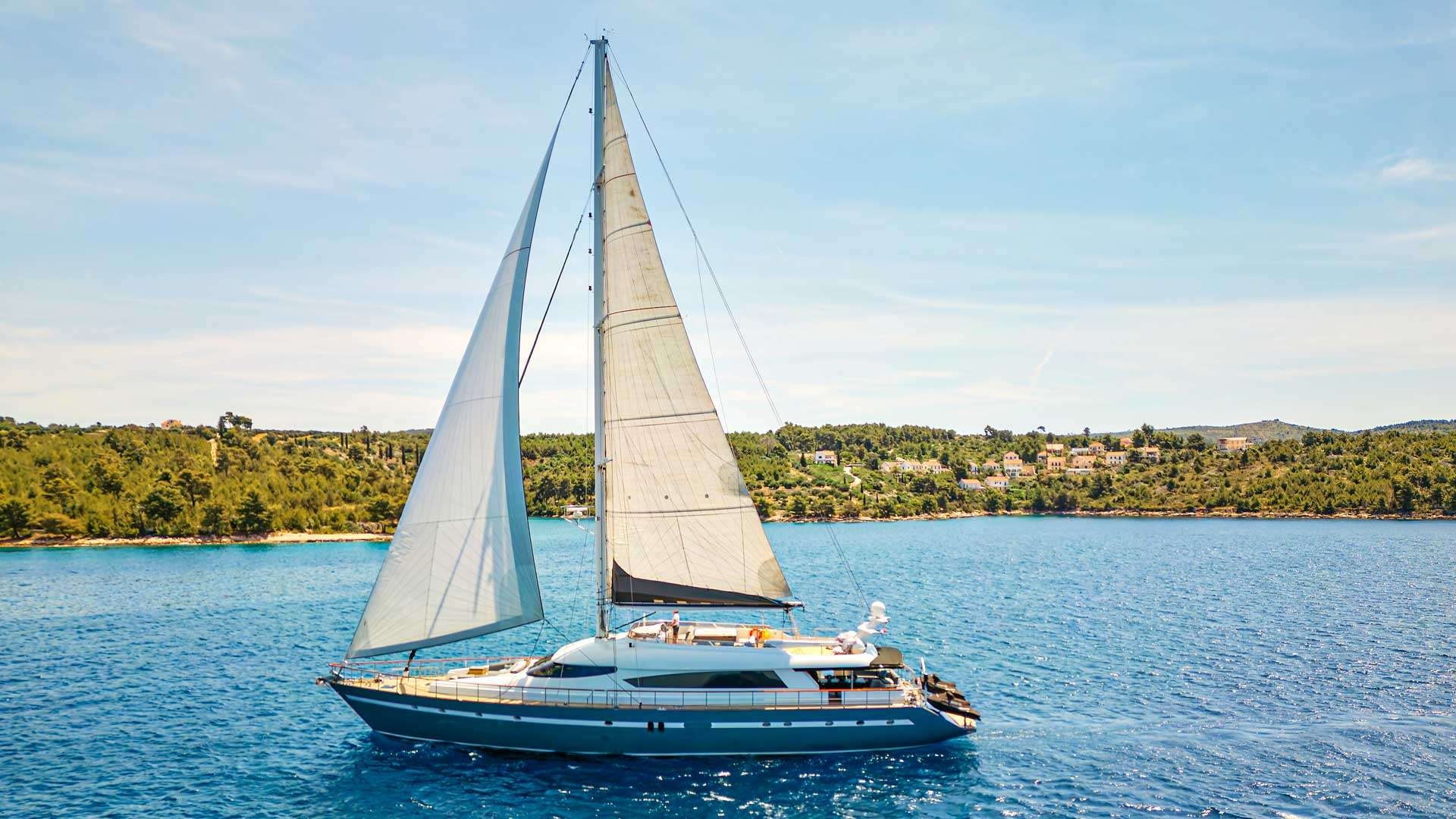 San LIMI — crewed motor sailer charter in Croatia