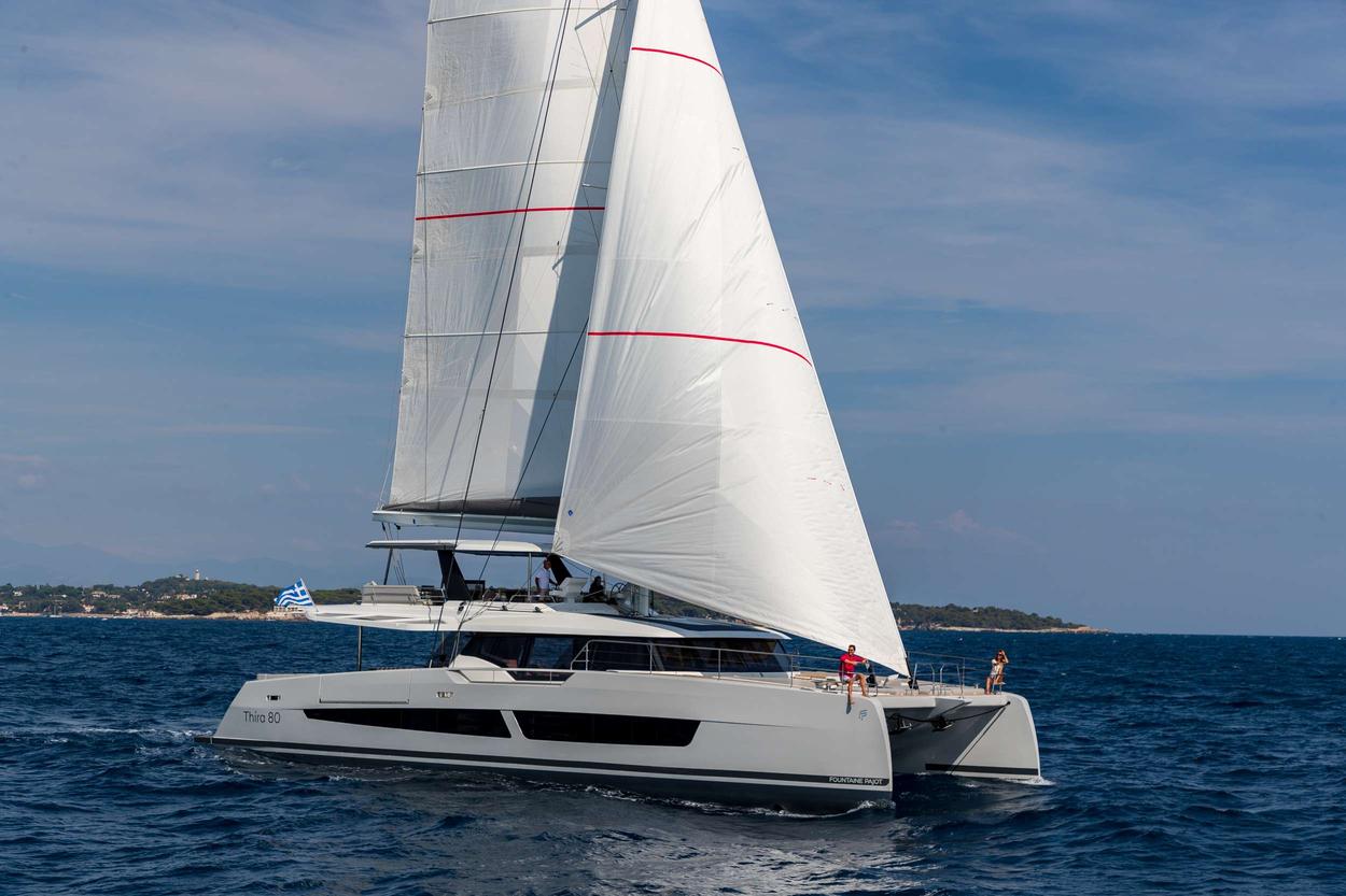Serenissima III — crewed catamaran charter in Greece