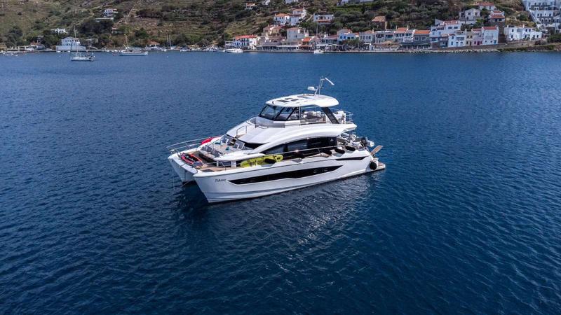 Tiamo — crewed catamaran charter in Greece